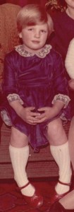 Kate as a young girl